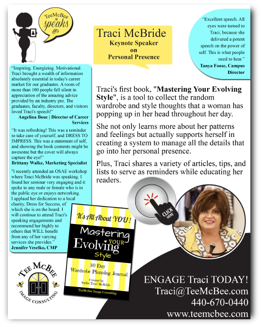 Mastering Your Evolving Style - Book onesheet